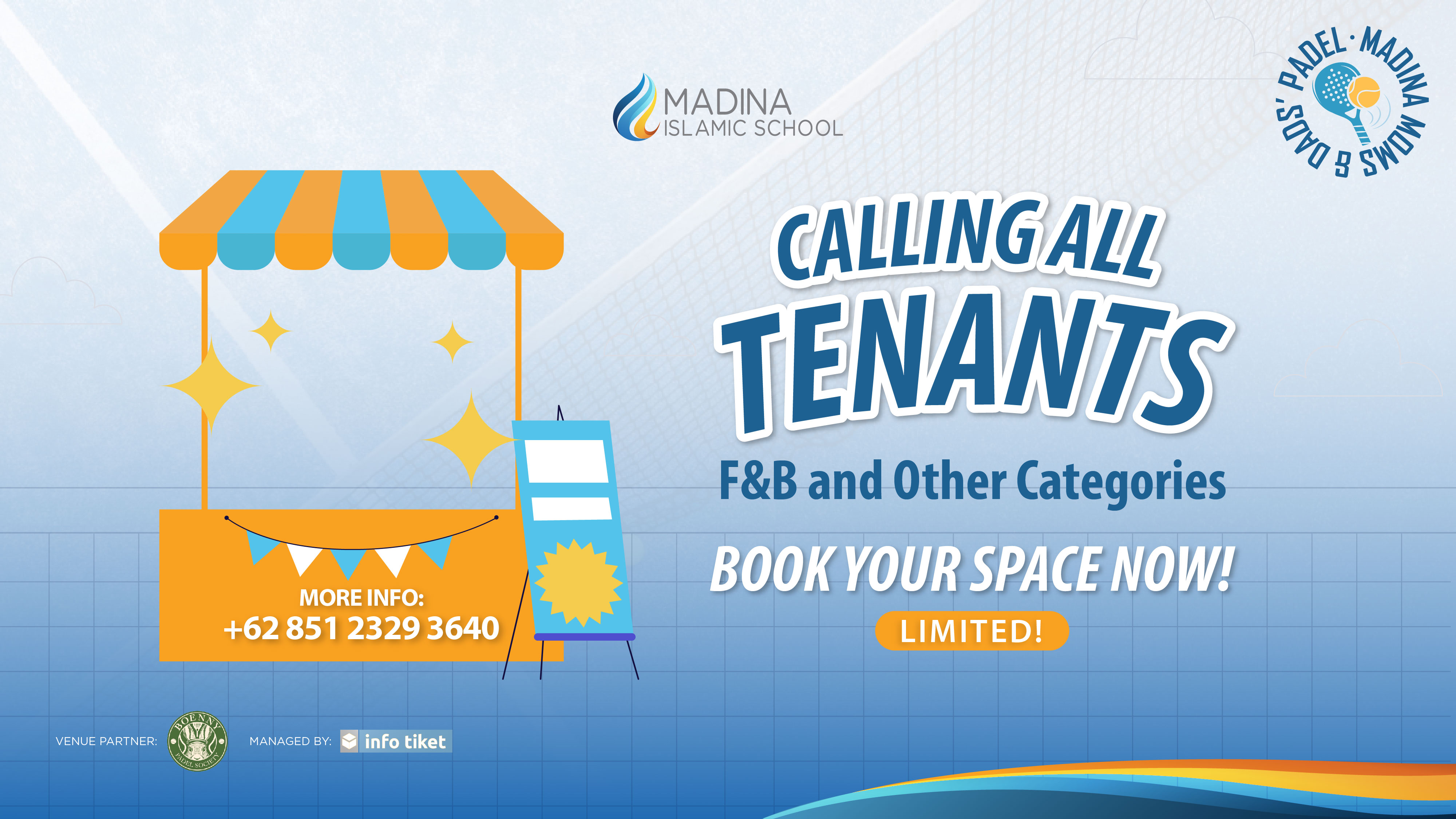 Tenant for Madina Padel Fun Match
